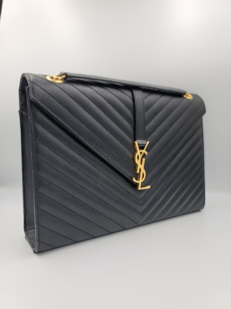 YSL Large Envelope Bag, Luxury, Bags & Wallets on Carousell
