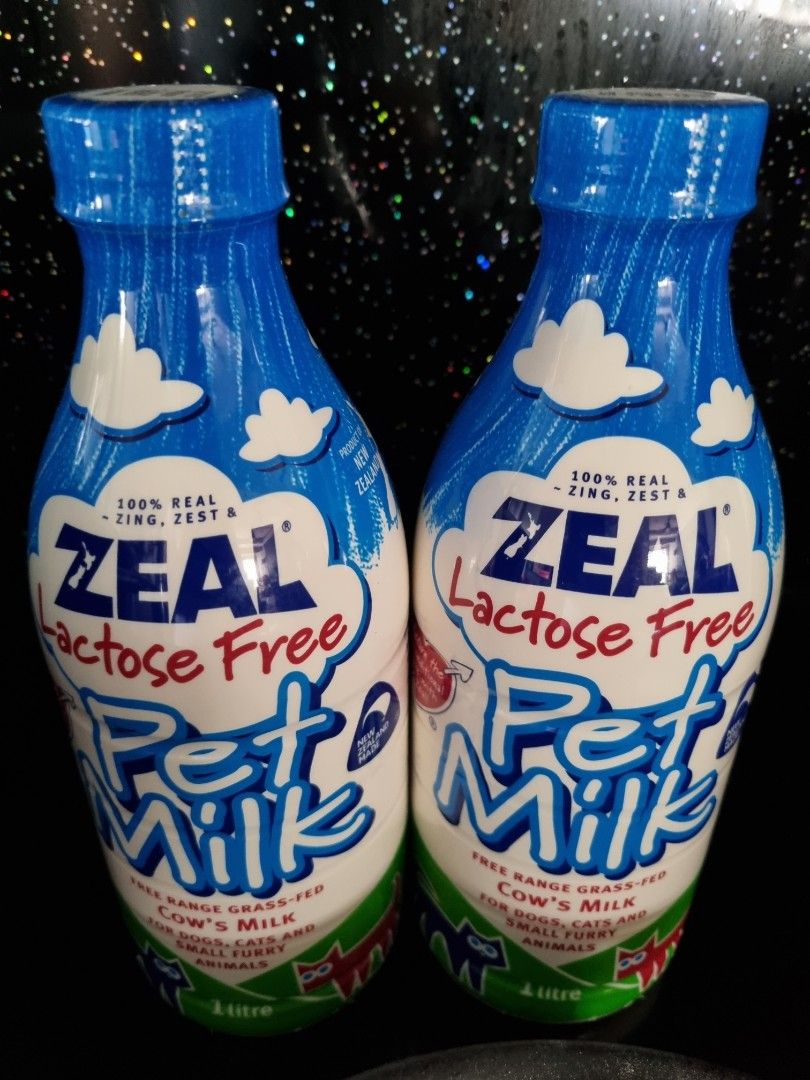 Zeal Lactose Free Pet Milk 1L, Pet Supplies, Pet Food on Carousell