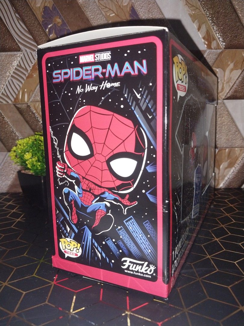 1160 - Spider-Man (Diamond) Pop! & Tee [Target Con 2023 Official Sticker)  From Marvel Studios' Spider-Man: No Way Home, Hobbies & Toys, Toys & Games  on Carousell