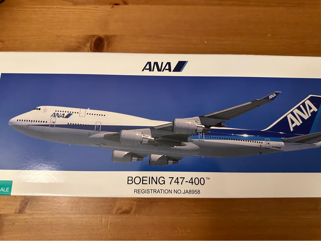 新品 B747 ネクタイ ANA 全日空 ボーイング 747 飛行機 ノベルティ 