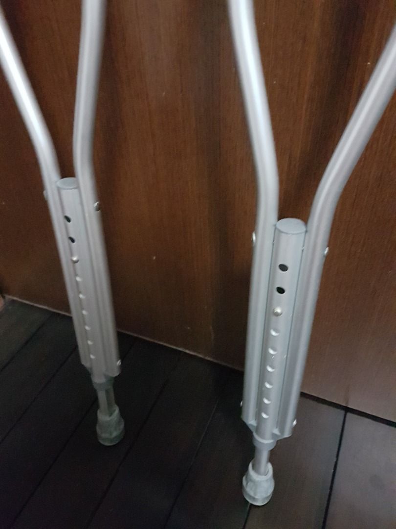 1 pair Clutches Medical Walking Aid for tall people, Health & Nutrition ...