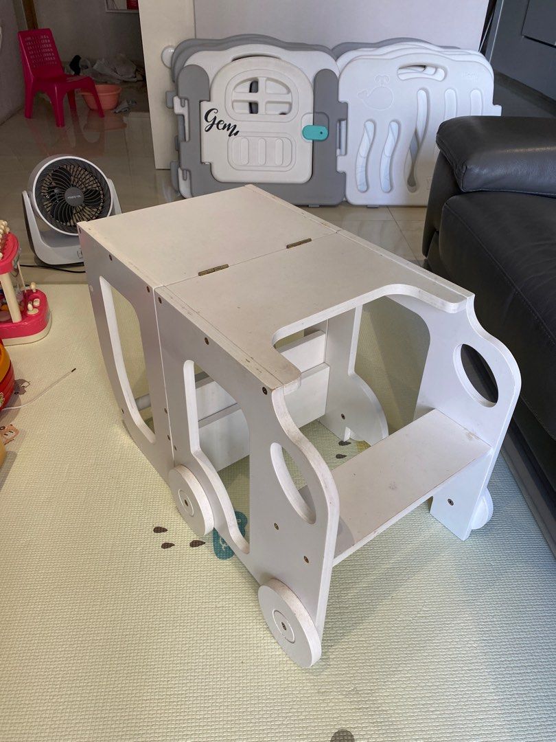 2 in 1 learning tower step stool table, Babies & Kids, Baby Nursery