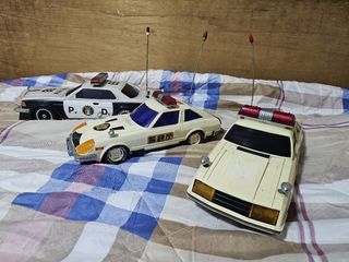 3 police cars