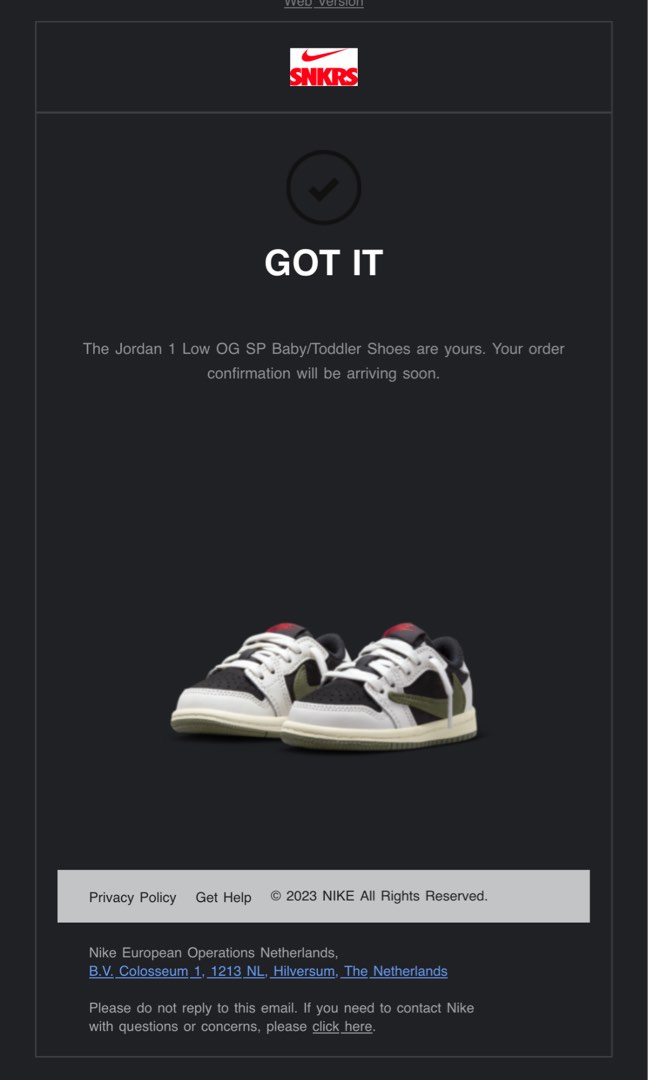 Snkrs app travis scott outlet