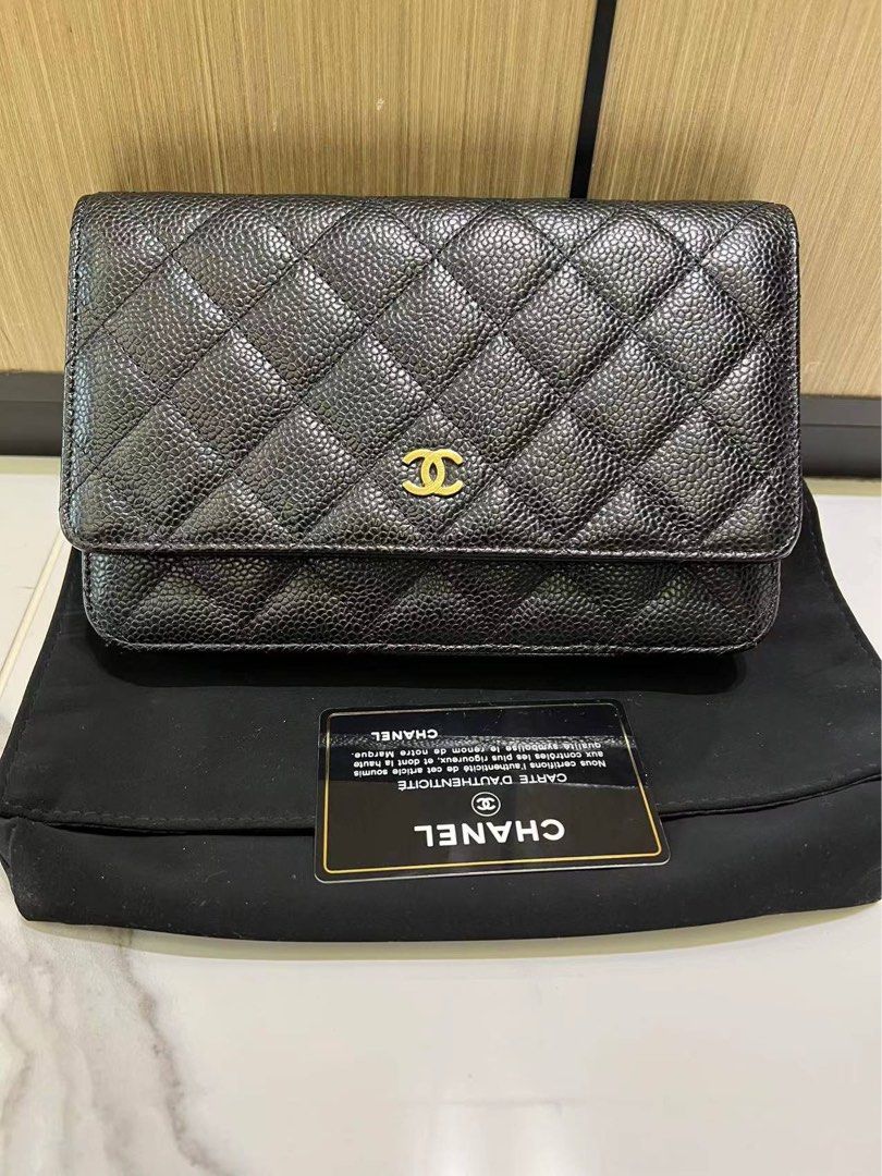 ORDER Chanel 23S Camellia Pearl Crush Wallet on Chain WOC