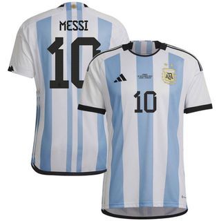 Adidas Argentina Home Shirt with Messi 10 Printing 2022-2023