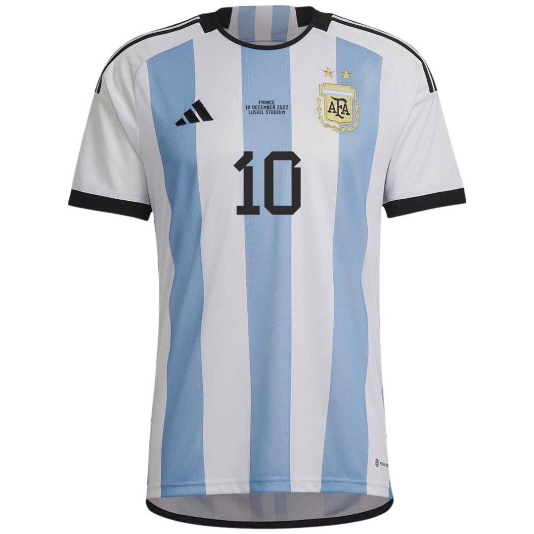 BNWT Original Adidas Argentina 2022 Home Shirt With Messi 10