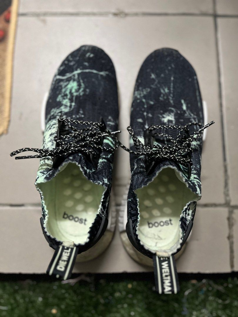 Adidas NMD R1 PK Marble Men s Fashion Footwear Sneakers on