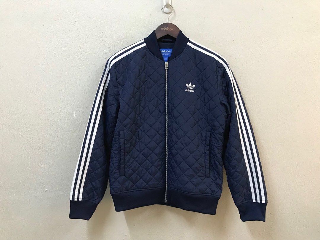 Adidas originals men's hotsell superstar quilted jacket