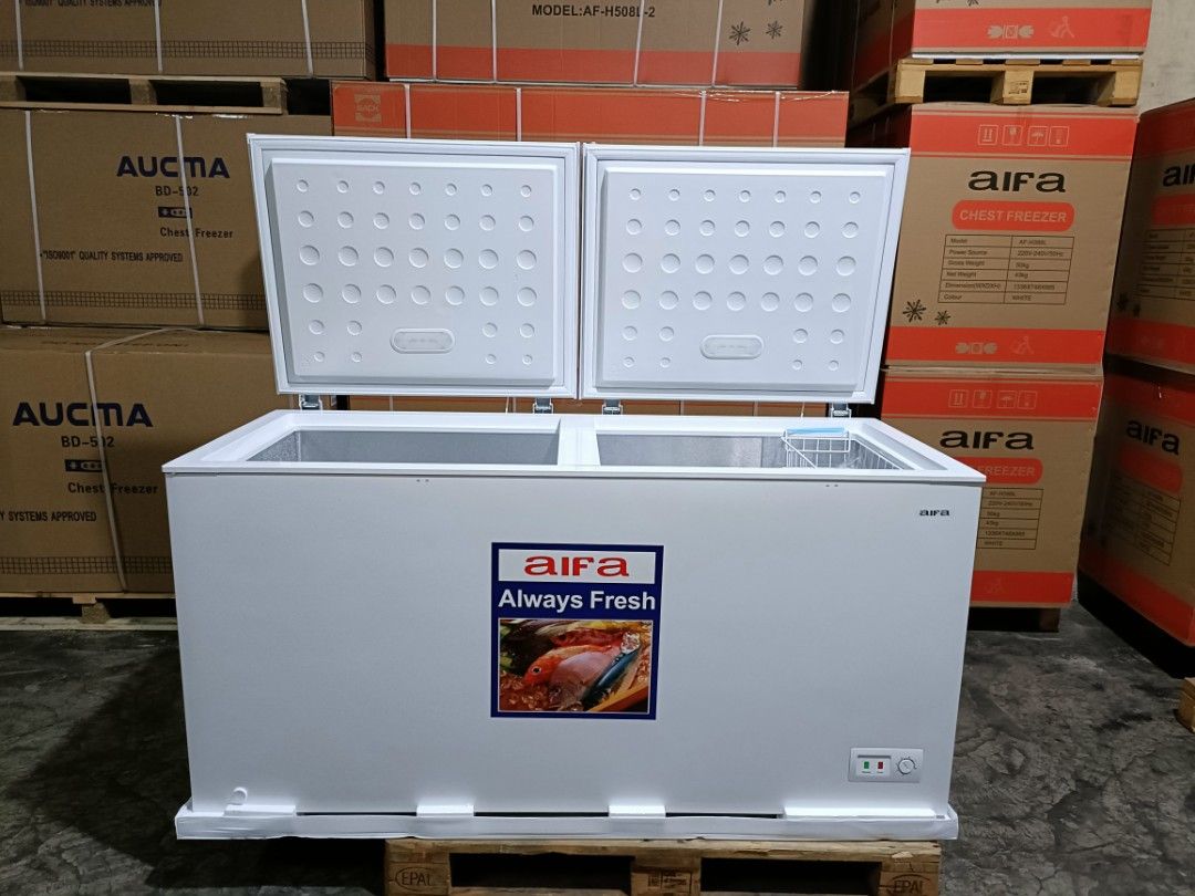 AIFA CHEST FREEZER AFH508L2, TV & Home Appliances, Kitchen Appliances