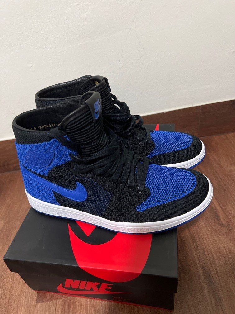 Air jordan 1 flyknit hotsell blue