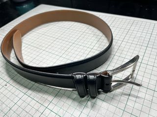 BLACK NEOGRAM 30 CALFSKIN LEATHER BELT