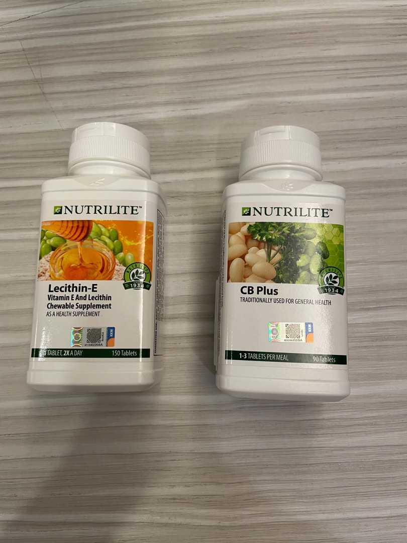 AMWAY Nutrilite LecithinE & CB Plus, Health & Nutrition, Health