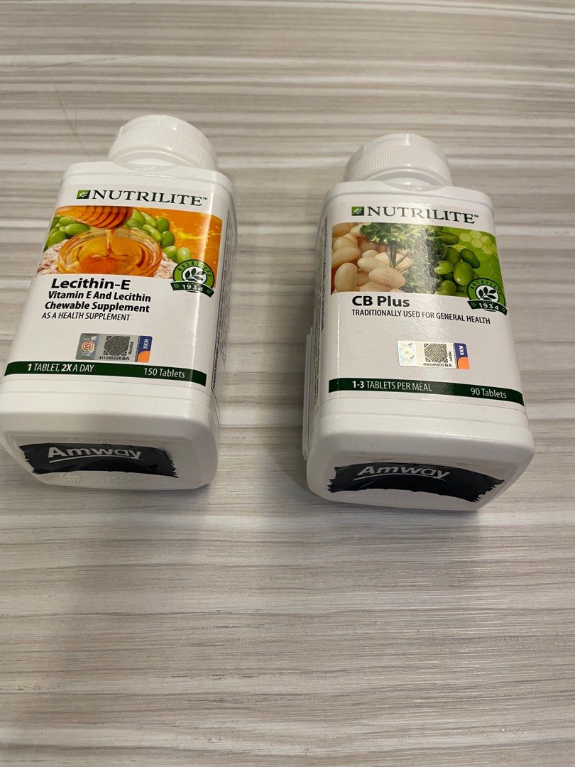 AMWAY Nutrilite LecithinE & CB Plus, Health & Nutrition, Health