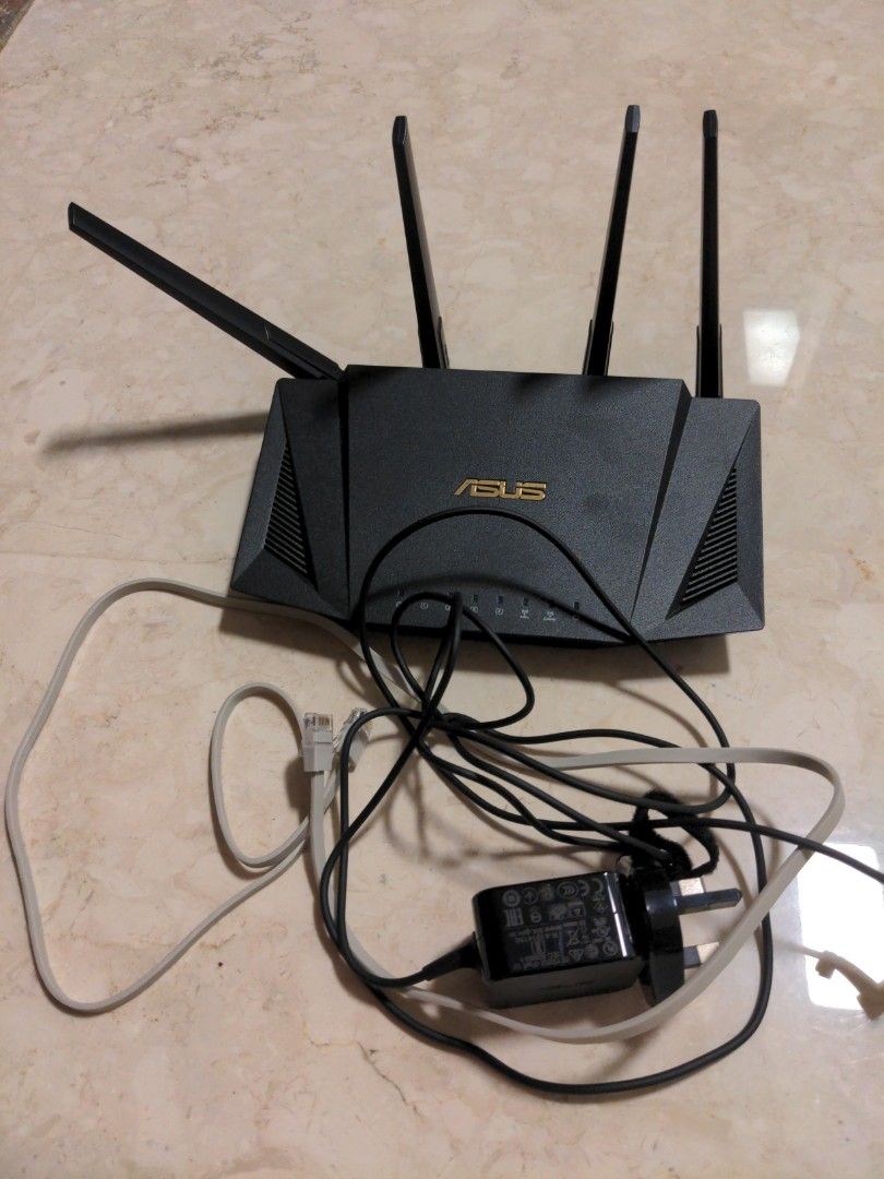 Aa3000 Router Asus AX3000 dual band router, Computers & Tech, Parts & Accessories ...