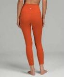Auth Lululemon align in canyon orange sz 4, Women's Fashion
