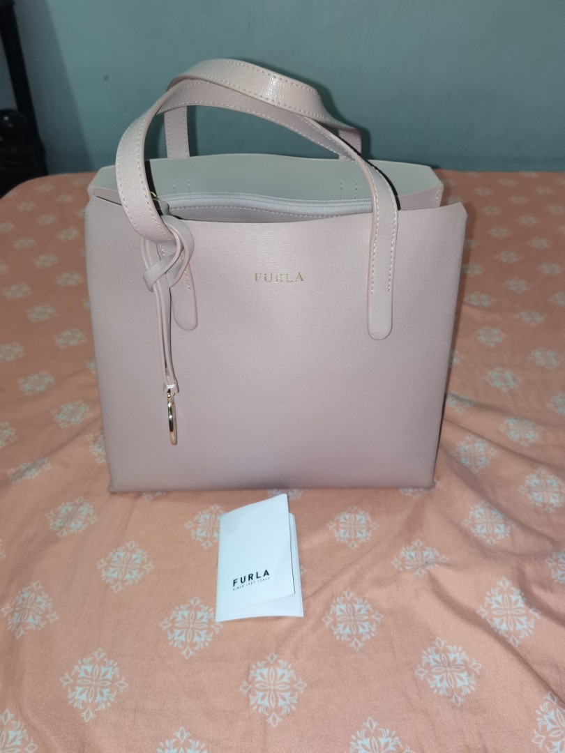 FURLA Sally mini tote, Luxury, Bags & Wallets on Carousell