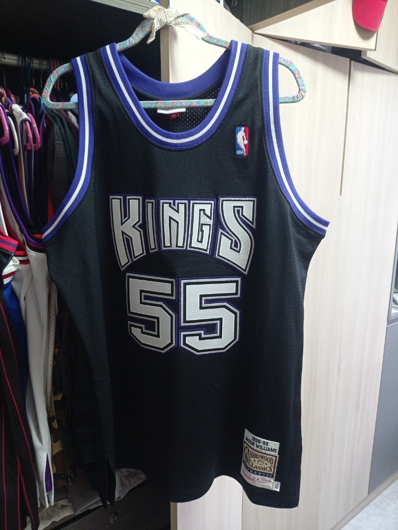 Authentic Mitchell and Ness Jason Williams Kings jersey, Men's Fashion,  Activewear on Carousell