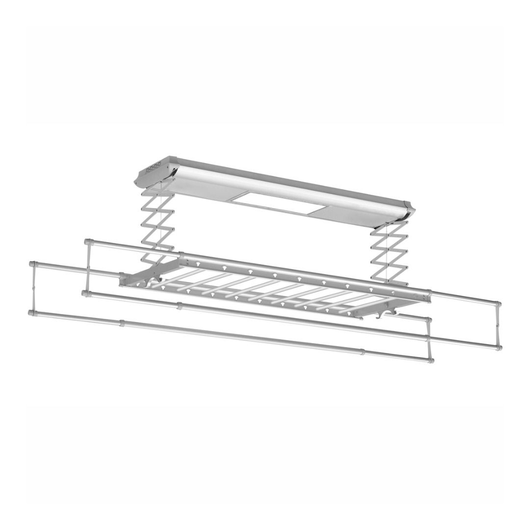 Automated Laundry Rack System Automatic Lifting Retractable Hanger