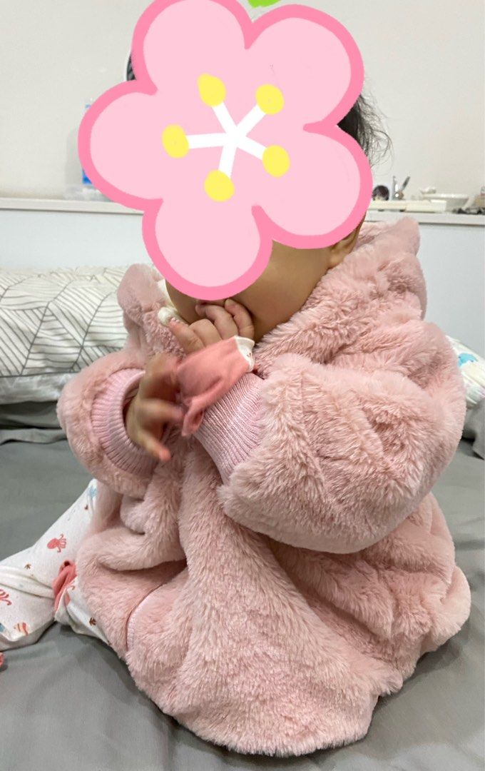 Newborn girl deals jacket