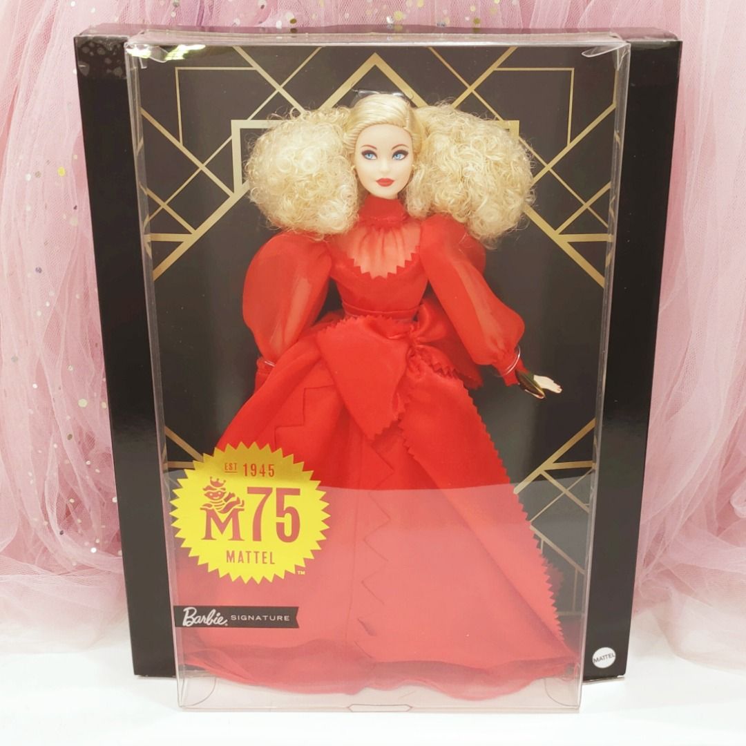 Barbie Collector Mattel 75th Anniversary Doll Blonde Hobbies