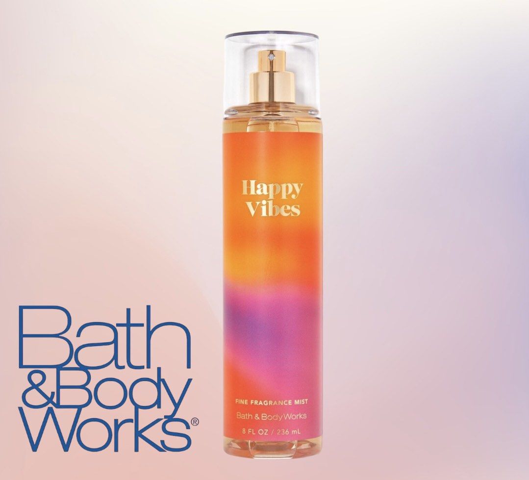 Happy vibes bath and body works perfume shop