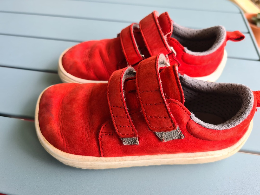 Be Lenka Barefoot Jolly Red Shoes (similar to Vivobarefoot), Babies