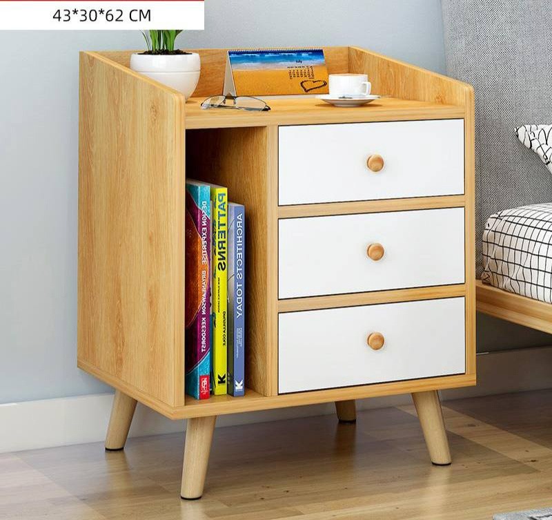 Bedside with drawers (SELF ASSEMBLY), Furniture & Home Living