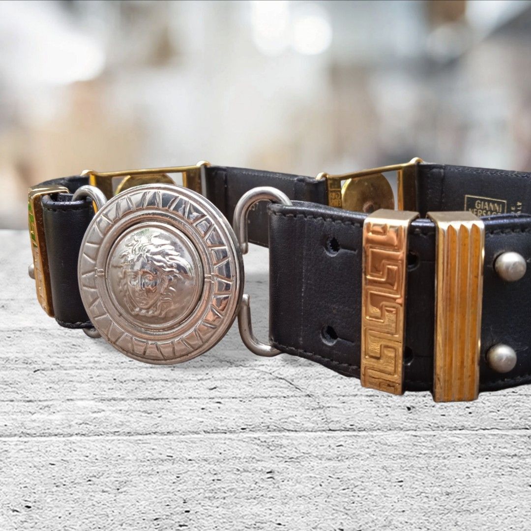 versace collection belt
