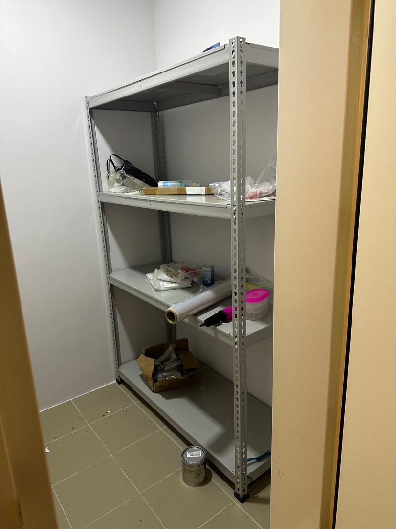 Bomb Shelter Storage Rack 4 feet, 4 tiers, Furniture & Home Living