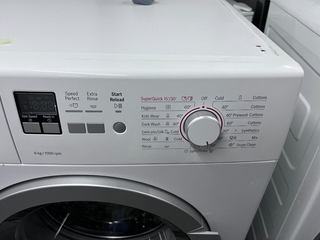 BOSCH 8KG Front Load Washing Machine WAP20160SG (93402), TV & Home