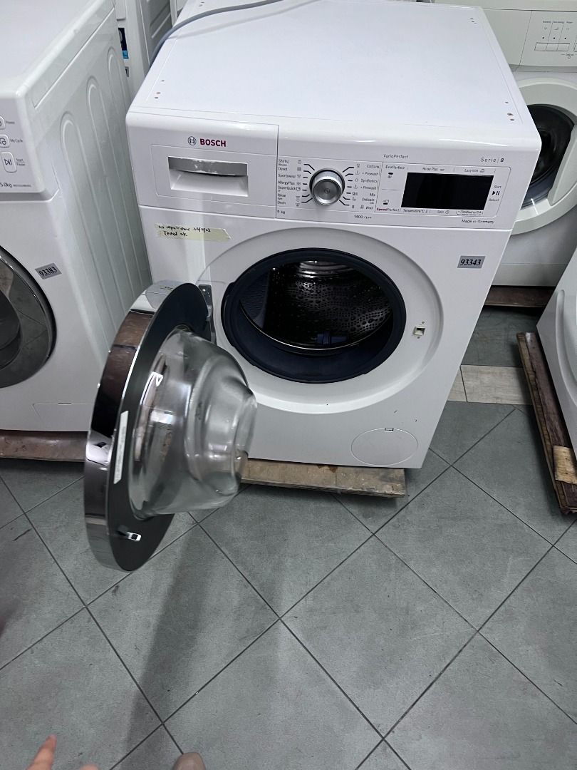 BOSCH 9KG FrontLoad Washing Machine WAW28480SG (93343), TV & Home