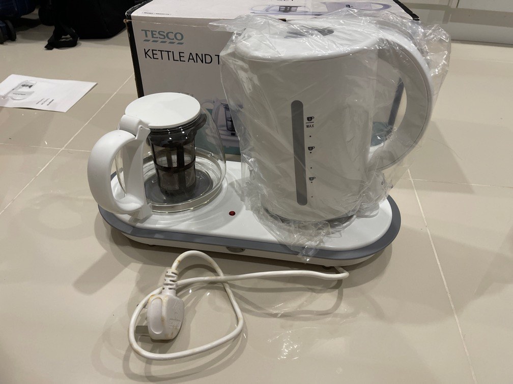 [Brand New]TESCO 1.7 litre Kettle and Teapot set, TV & Home Appliances