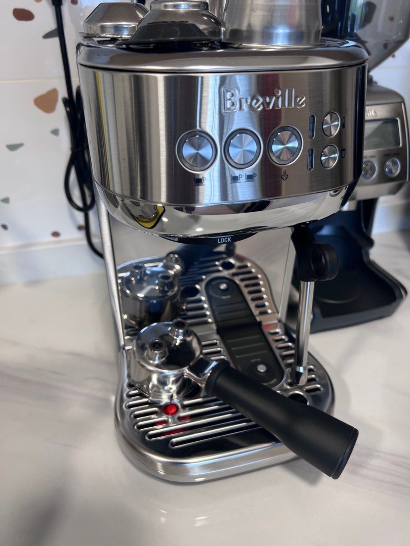 Breville BES500 Bambino Plus Espresso Machine Brushed Stainless Steel