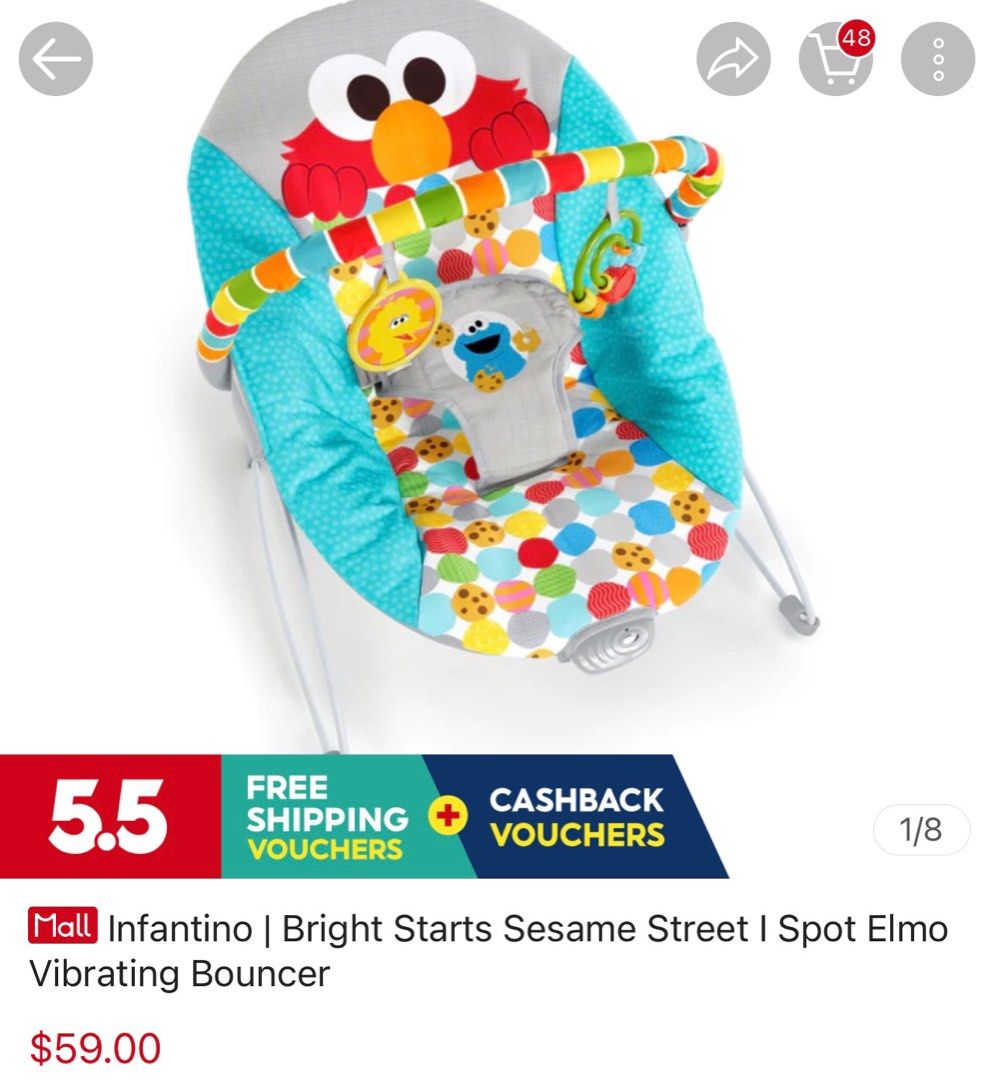 Bright sparks bouncer hotsell