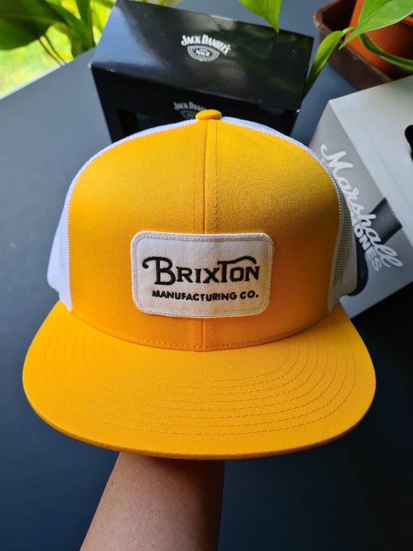 Yellow brixton 2024 hat