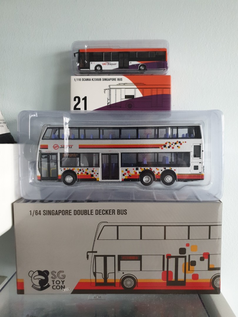 Enviro 500 Scania K230ub route 63 masterpiece collectables 1:64 double ...