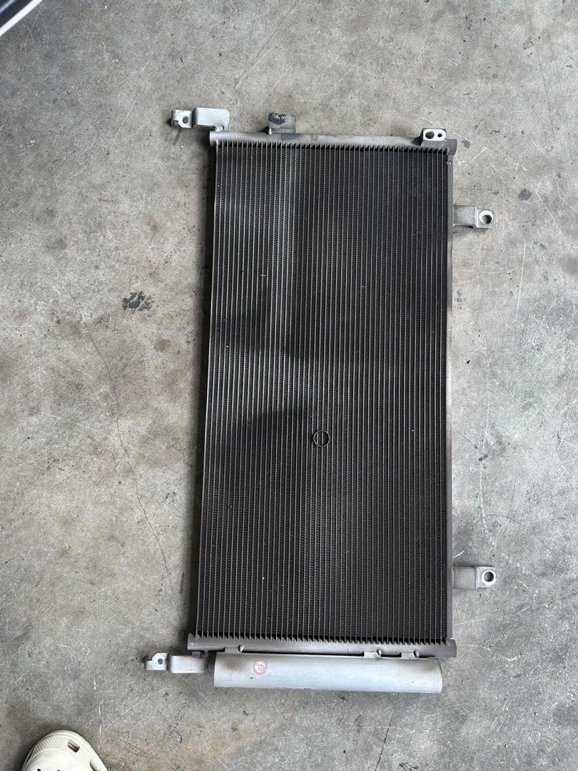 Car aircon compressor, cooling coil and radiator, Car Accessories, Car