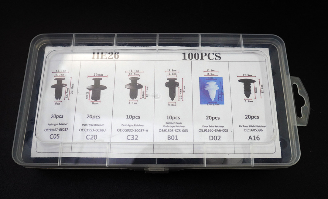 Car Door Trim Fender Rivets Kereta Retainer Push Type Perodua Axia Myvi