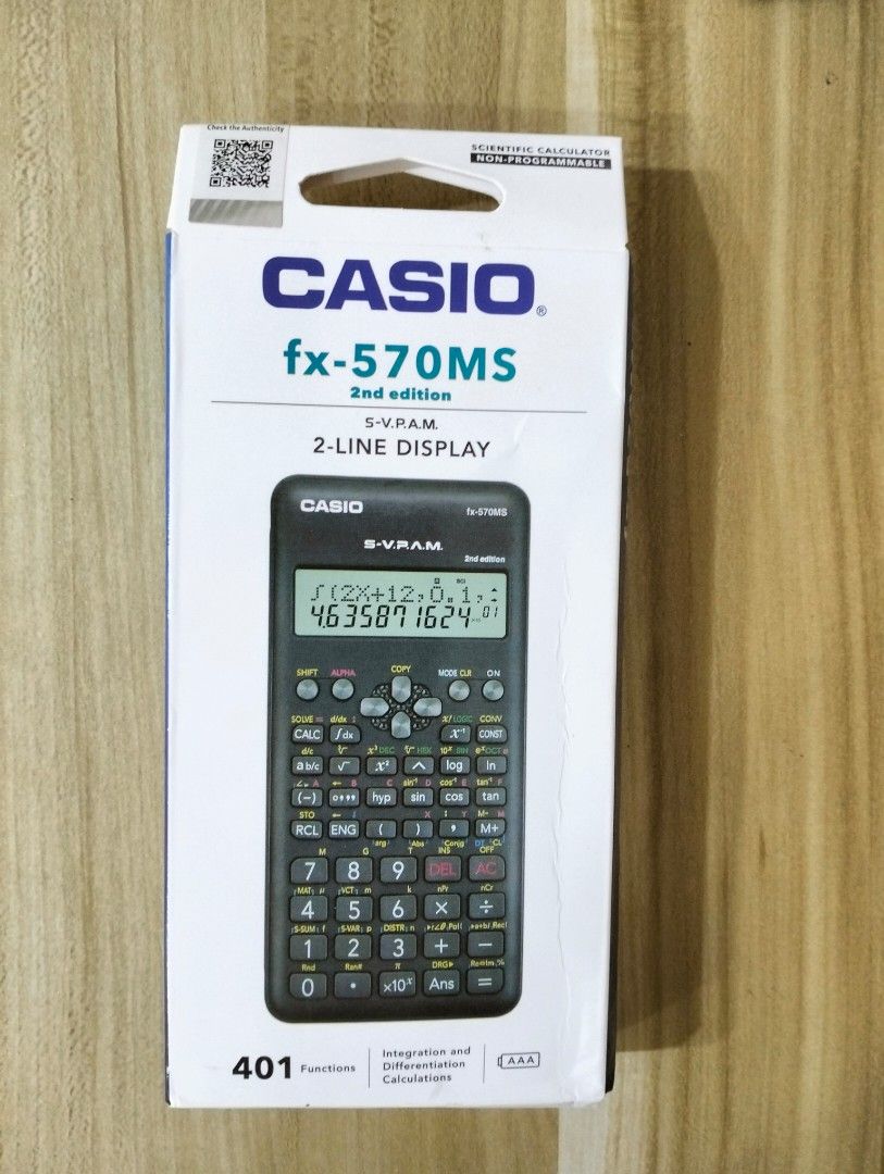 Casio Scientific Calculator fx 570ms Computers Tech Parts