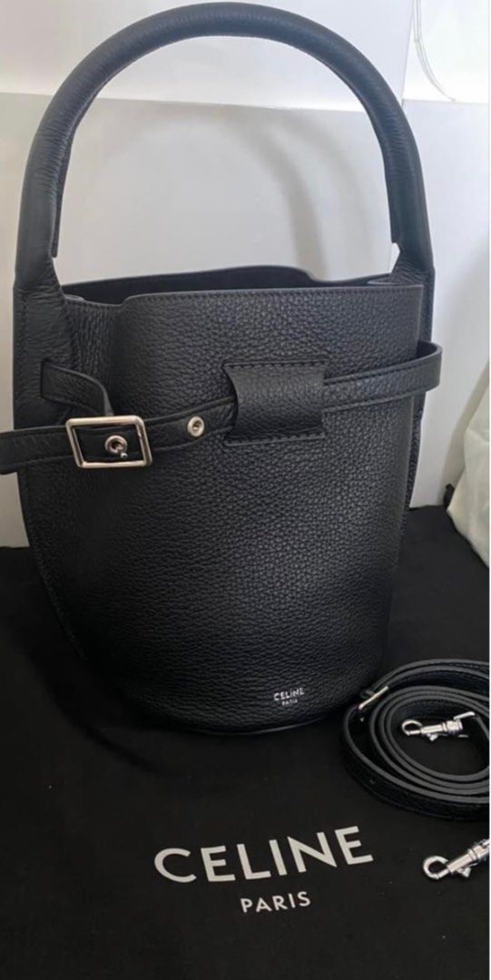 Big bag nano bucket in supple grained calfskin store