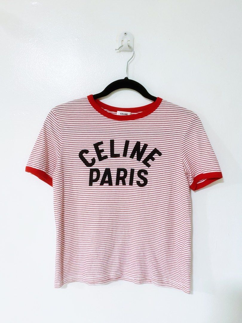 Celine Paris Striped shirt Luxury Apparel on Carousell