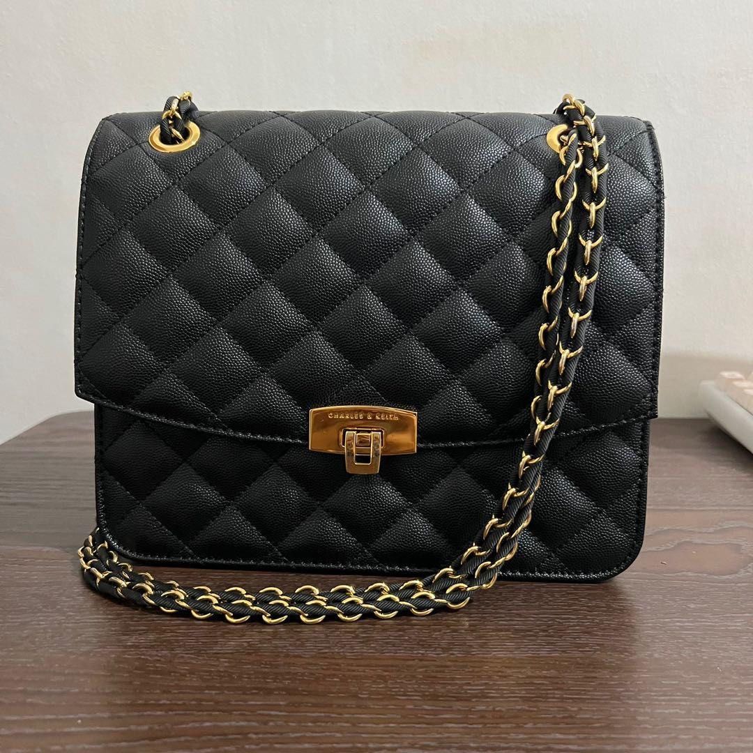 ORIGINAL CHARLES & KEITH Quilted sling bag, Women's Fashion, Bags &  Wallets, Cross-body Bags on Carousell