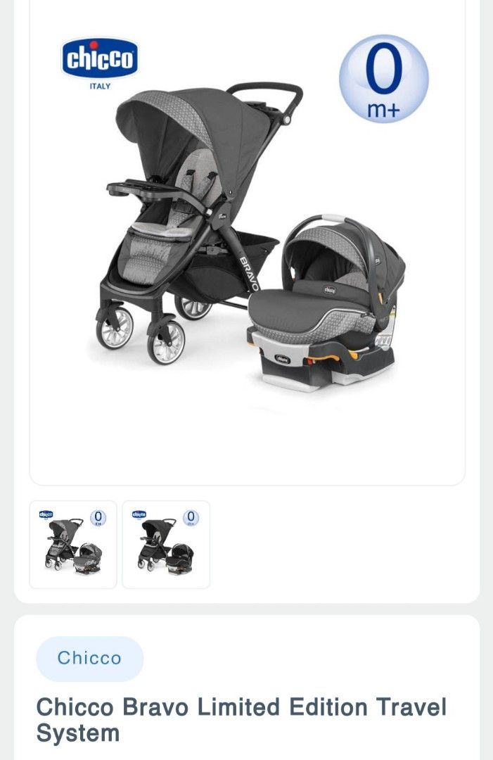 Chicco bravo le trio travel system latte discount