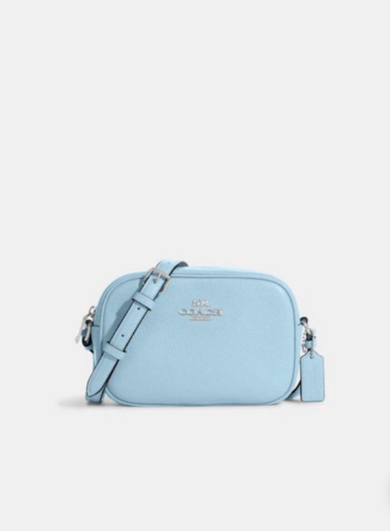 light blue coach purse crossbody