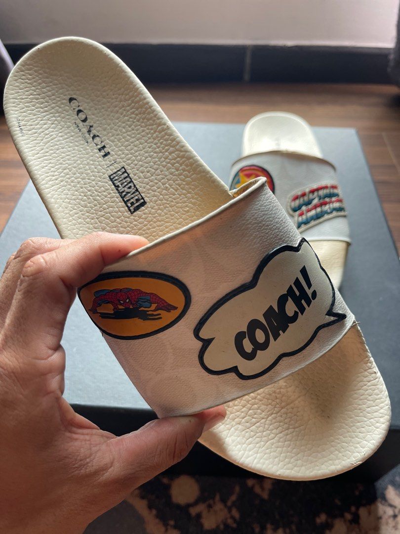 Coach marvel slides best sale