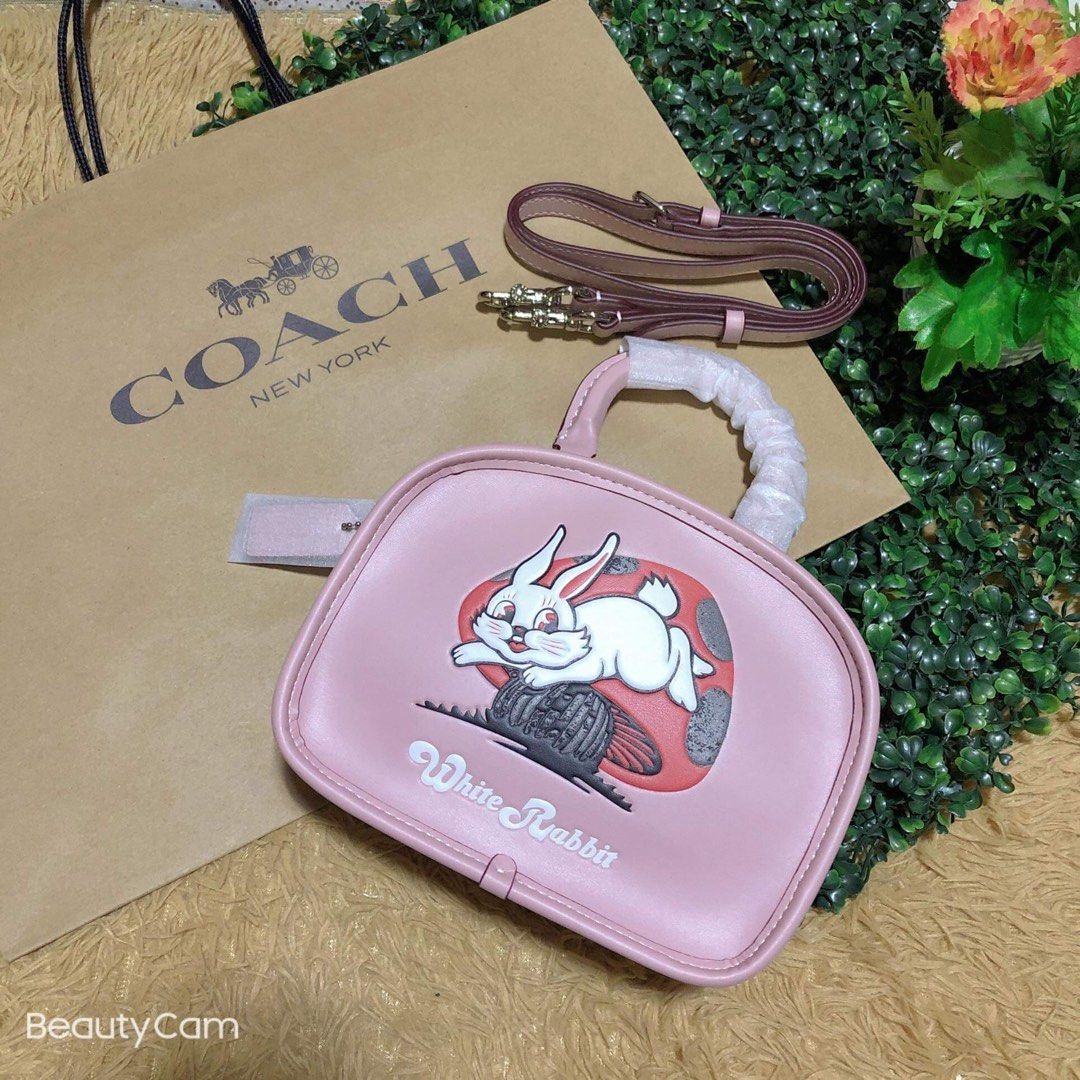 COACH X WHITE RABBIT BOX TYPE BAG