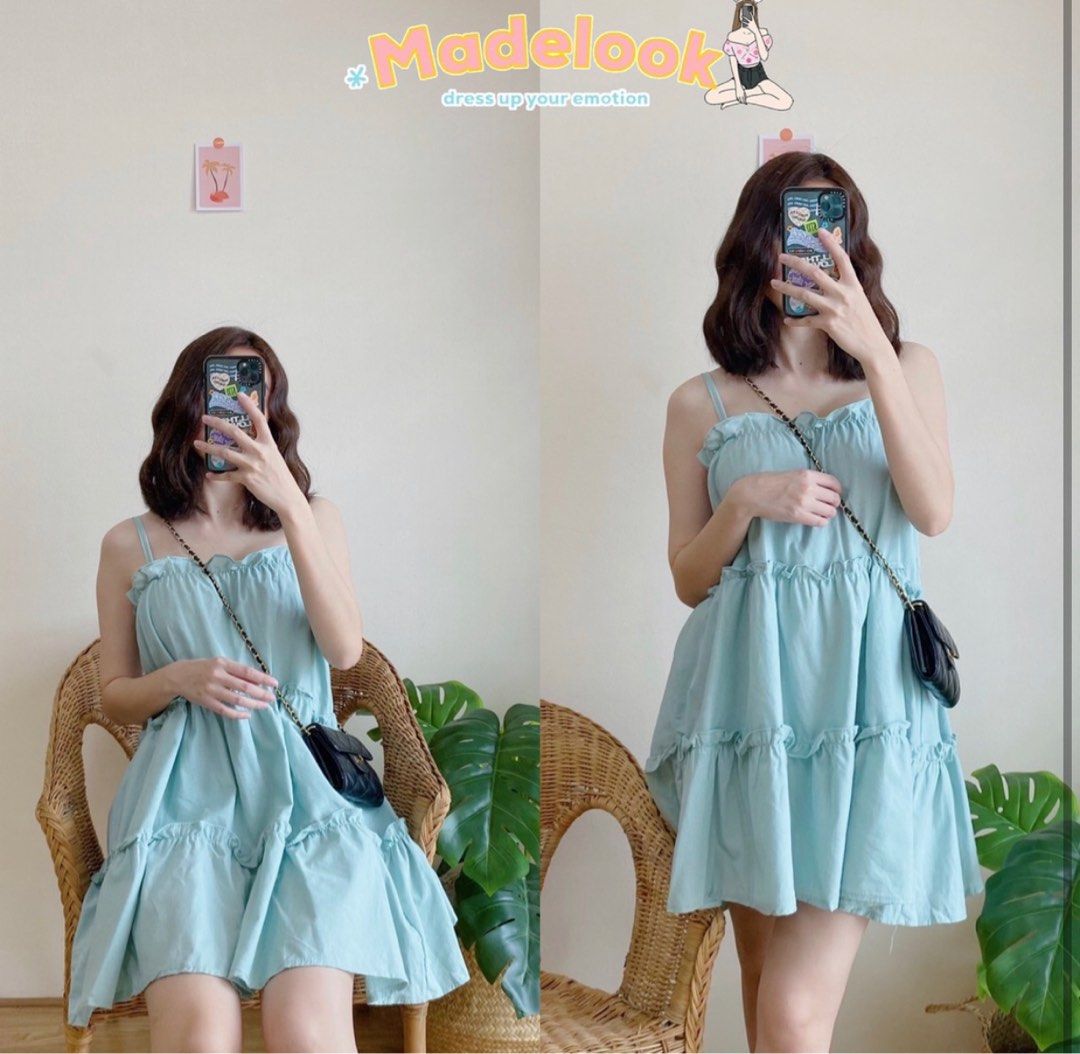 Comfortable cotton fabric dress