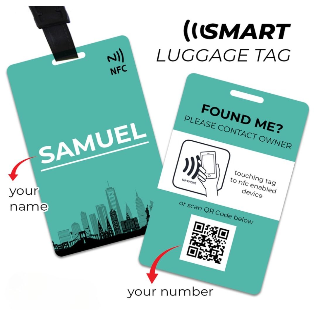 Qr discount luggage tag