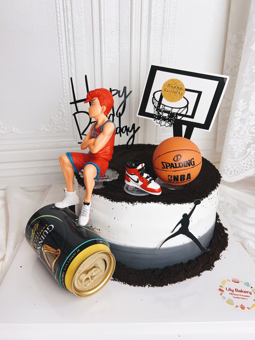 Basketball Player Topper Cake ( no.108) - 6inch | CAKEINSPIRATION SG
